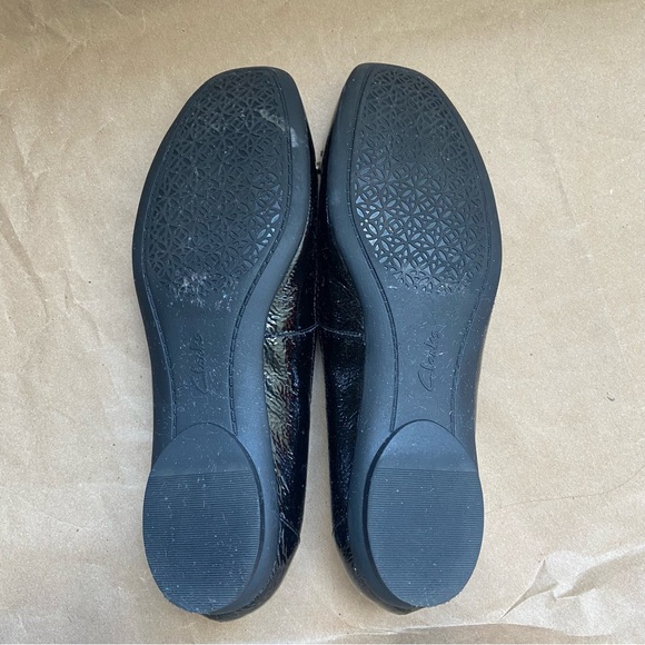 Clarks Women's Black Ballerina Flats Size 8.5 - Picture 4 of 4
